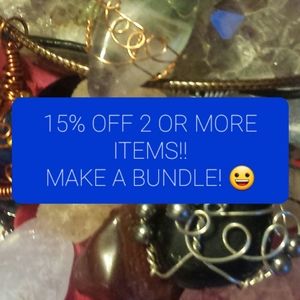 Handcrafted Crystal Jewelry Discount! New items!